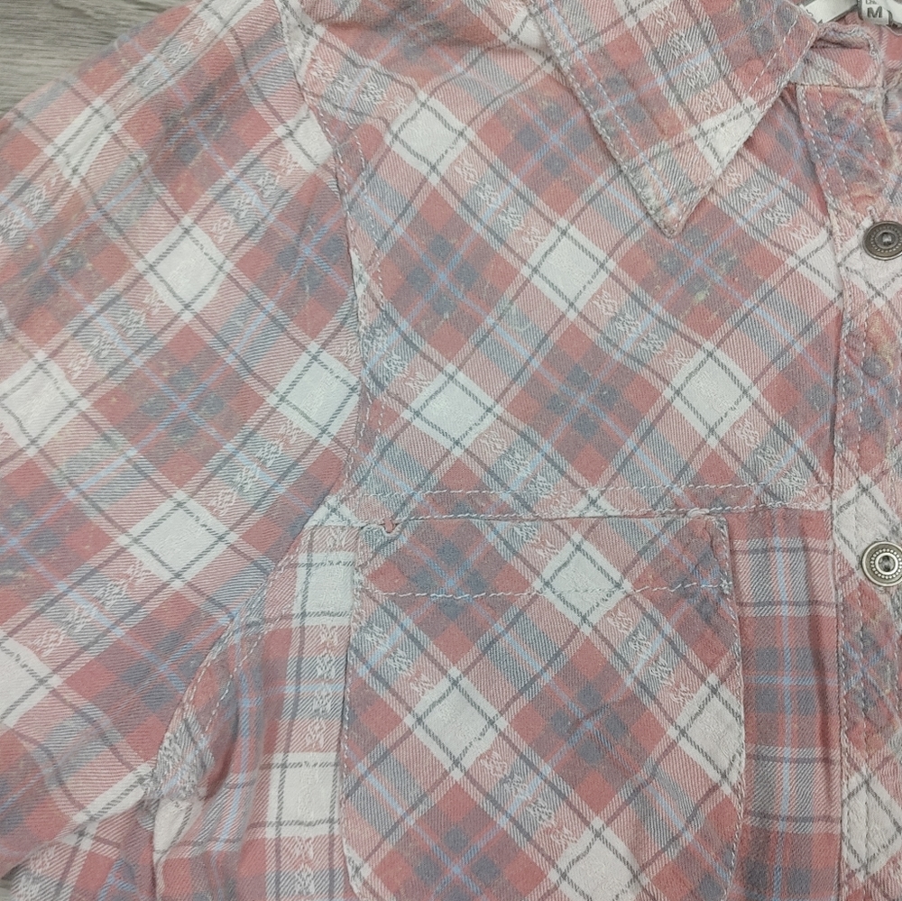 Bke Western Style Pattern Button Down Top - image 2